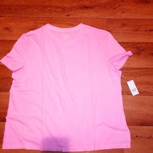 Gap Pink Short Sleeve T-Shirt Size L